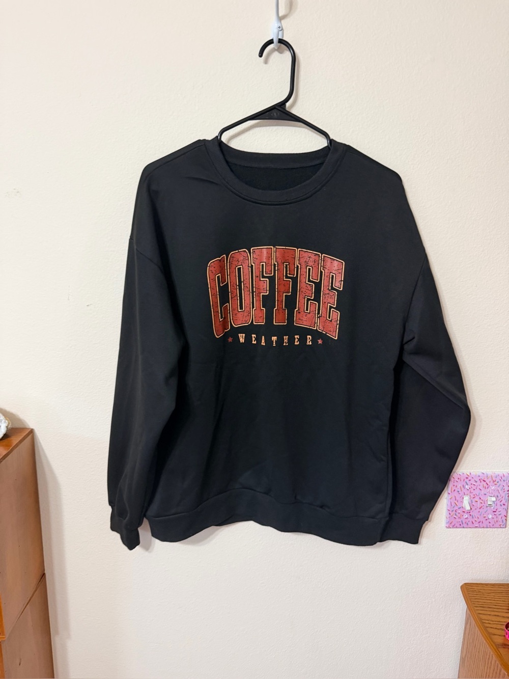 Coffee Weather Unisex sweatshirt size M